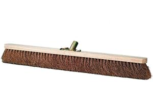 LE PLUS DE L'ENTRETIEN balai coco monture bois douille métal - taille aux choix (100 cm)