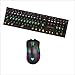 Produktbild YHML Gaming-Tastatur und Mouse Kombination, Mechanical Gaming Keyboard, Waterproof Full Metal Panel, Ergonomic Color 7 Led Backlit Keyboard and Mouse Kit for Desktop and Laptop