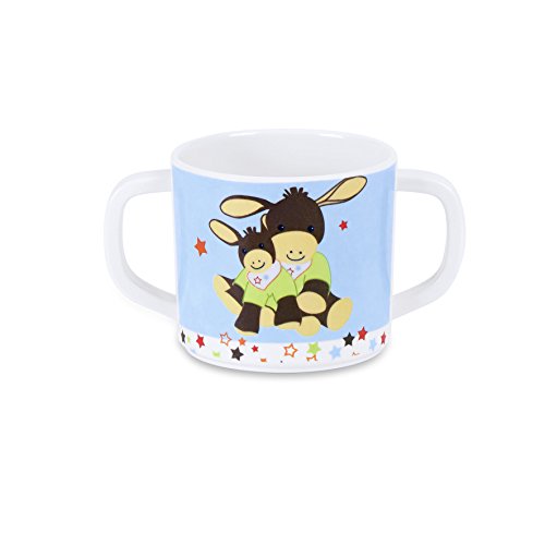 Sterntaler 6841464 Henkeltasse mit schönem Motiv Esel Emmi, Rutschfestes Unterteil