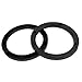 2 Pcs Car Black 6.9 Dia Round Speaker Spacers Extender Ring 14mm Depth RS.1550.00