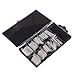 Velishy(TM) 100Pcs Natural White And Clear Acrylic Fake Nail Art Fingernail With Box