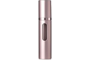 TRAVELOFO Perfume Atomiser Refillable Perfume Bottle for Travel, Leaking Proof Mini Empty Perfume Spray Bottle for Women and Men, 8ml - Pink