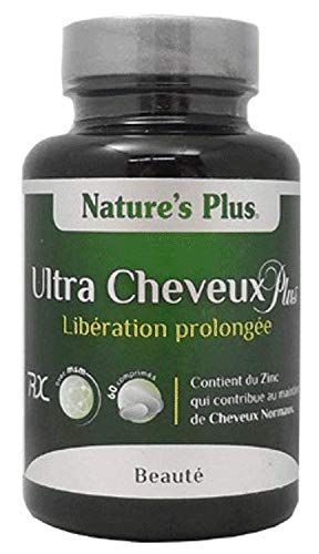 Nature s plus - Ultra cheveux plus avec msm action prolongée - 60 comprimés - Le soin capillaire