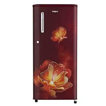 Whirlpool 190 L 4 Star Inverter Direct-Cool Single Door Refrigerator with IntelliSense Inverter Technology (WDE 205 PRM 4S INV, Wine Radiance, Inverter Compressor)
