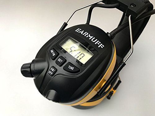 25dB (in 31dB Box) Original EARMUFF Radio Kapsel Gehörschutz Kopfhörer mit SmartPhone und MP3 Anschluss , Electronic Ear Muff. Höhere Musik-Lautstärke als PELTOR und Co. und störungsfreier Empfang - 2