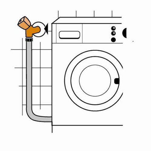 Stabilo-Sanitaer Geräteventil 1/ 2 Zoll DN15 Schrägsitz Geräteanschlußventil Wasserhahn Waschmaschine Spülmaschine Geschirrspüler - 4