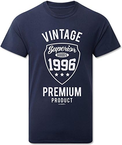 21st Birthday Gifts Vintage Premium 1996 T-Shirt Mens Navy Blue