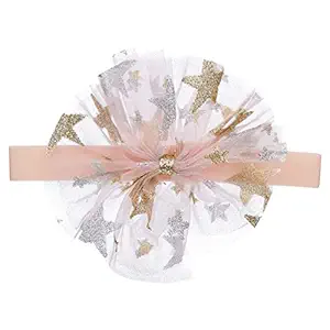 Amazon Brand - Solimo Kids Hair Band with Peach Bow