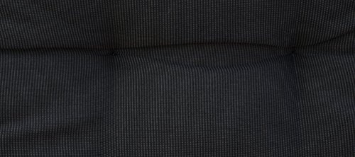 KMH®, Polyrattan Liegestuhl „Bob“ inklusive Auflage! (schwarzes Polyrattan – anthrazitfarbene Auflage) (#106058) - 4