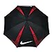 Produktbild New Nike Golf 157,5 cm Windsheer Lite schwarz/weiß/Challenge Rot Regenschirm