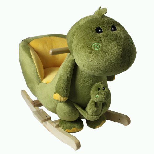 FoxHunter Animal Rocker Baby Kids Rocking Infant Toddler Child Children Toy Green Dinosaur New