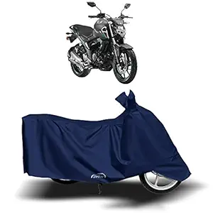 DROHAR - Yamaha FZ-S Fi Version 3.0 New BS6 Water Resistant - Dust Proof - Full Bike Scooty Two Wheeler Body Cover for Yamaha FZ-S Fi Version 3.0 (Navy Blue)