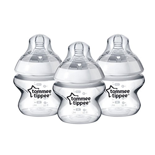 Tommee Tippee Closer to Nature 150 ml/5fl oz Feeding Bottles (3-pack)