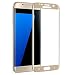 Produktbild Samsung Galaxy S7 Edge Panzerglas, Samsung Galaxy S7 Edge Schutzfolie, 9H Displayschutzglas Full Screen (Gold) Touch Echtglas + Hülle transparent für Samsung Galaxy S7 Edge …