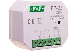 2Z 16A elektromagnetiskt relä 100-265V AC PP-2Z-230V f&f 5908312598558