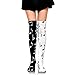 Produktbild Walnut Cake Hohe Socken Black White Music Note Long Socks Tube Thigh-High Sock Stockings for Girls & Womens