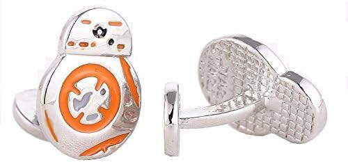 N10BD BB-8 'Star Wars' Cufflinks in Black Velvet Presentation Pouch