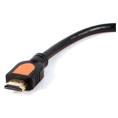 Adapter-Kabel – TOOGOO(R) 30cm/12″ Schwarz Extension Karte HDMI Male zu HDMI Male m/m Connector Kabel - 2