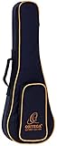 ukulele tasche schnittmuster Zwei Schultergurte Ortega Guitars OUBSTD-CC Ukulelen Tasche mit Zwei Schultergurte für Gitarre