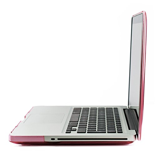 kwmobile Crystal Hülle für Apple MacBook Pro 13″ (ohne Retina) Hard Case – dünne durchsichtige transparente Schutzhülle Cover Tasche Pink Transparent - 4