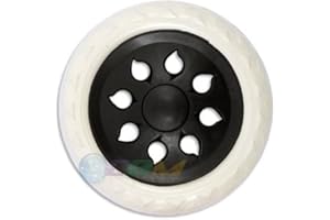 amara-global Lot de 2 roues de rechange pour poussette - Diamètre : 14 cm - 16 cm