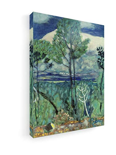 Pierre Bonnard - Landscape - 23,62" x 31,50" inch (60x80 cm) - Premium stretched canvas print - wall art - artists, paintings, photo, picture on canvas - Old Masters/Museum