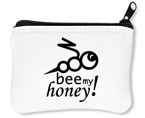 Preisvergleich Produktbild Please Bee My Honey Reißverschluss-Geldbörse Brieftasche Geldbörse