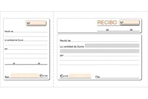 LOAN (Caja 10 unid) TALONARIO RECIBO 21X10,5 CM SIMPLE T-16