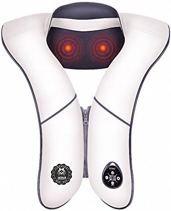 Electronic Massage Shawl Cervical Vertebra Massagem Deep-Vibration Heated Massage Wrap Knock Back Massage Relax Device as the pic AU 110V