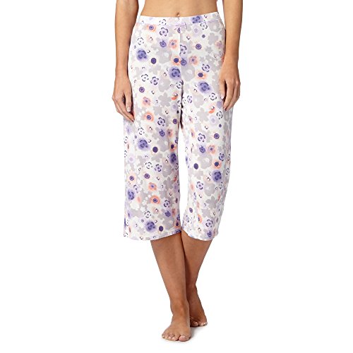 Gorgeous Dd+ Womens Grey Floral Cropped Pyjama Bottoms 8