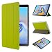 Produktbild iHarbort Samsung Galaxy Tab A 10,5 Hülle Cover (2018 veröffentlicht SM-T590 / T595) - Ultra dünn Hülle Etui Schutzhülle Case Holder Stand für Samsung Galaxy Tab A 10.5 Zoll mit Smart Auto Wake/Sleep Funktion, grün
