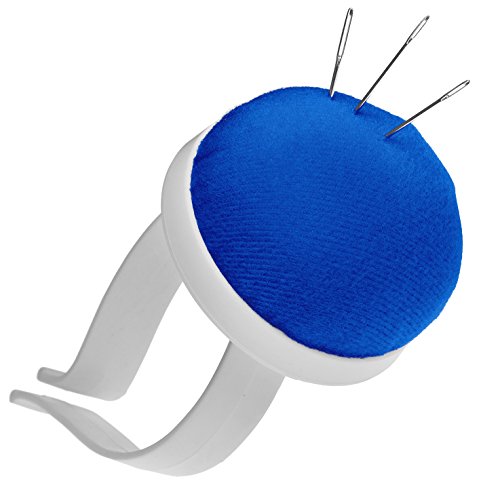 Nadelkissen mit Armspange / Armnadelkissen in blau - 2