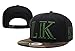 Produktbild Unisex Last kings Herren Bboy Mode einstellbar Hysteresen-Baseball-Mütze Hip Hop-Kappe (schwarz, grün-Logo)