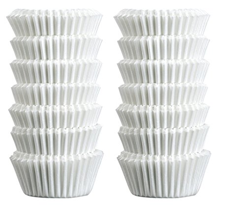 Zenker 43423 Mini-Muffinförmchen, Papier, weiß, 240 Einheiten