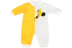 ZWOOS Vestiti per Bambole per New Born Baby Doll, Pagliaccetti Giraffa per Bambolotti 35-43 cm