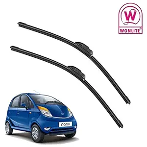 Wonlite Car Wiper Blades accessories compatible for Tata Nano Set of 1 Pc R 26