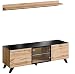 Produktbild Juub TV TISCH Lowboard TV BOARD Unterschrank THIN Led Beleuchtung Push - Click - TV - Tisch Thin