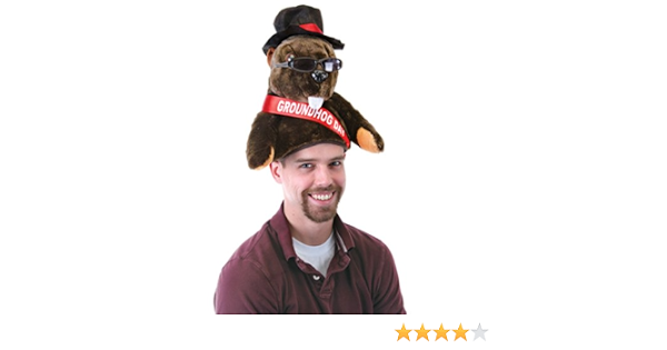 Plush Groundhog Day Hat : Amazon.in 