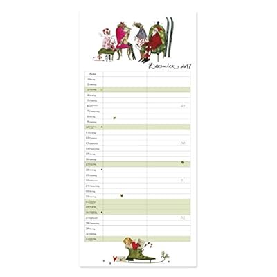 Paarplaner 2018 aus dem Grätz Verlag, zweispaltig, mit Illustrationen von Silke Leffler Paarplaner 2018 aus dem Grätz Verlag, zweispaltig, mit Illustrationen von Silke Leffler