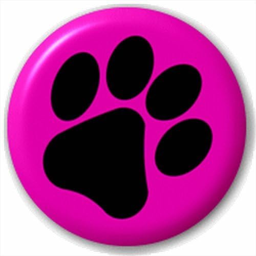 Small 25mm Lapel Pin Button Badge Novelty Pawprint