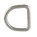 Produktbild 2 Stück D-Ring geschweißt, poliert D= 4 x 25 mm - Edelstahl A4