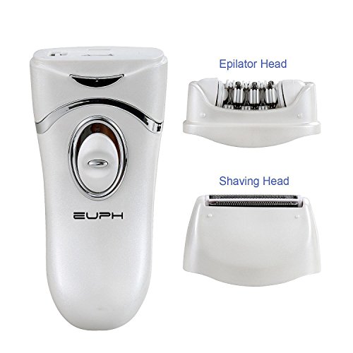 Epilierer, Euph Elektroepilierer Lady Shaver Damen Rasierapparat Satinelle Epilierer Legs & Body Epilierer Elektrorasierer für Frauen - 3