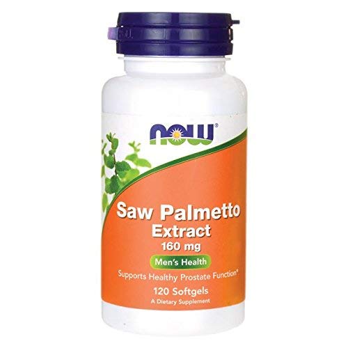 Preisvergleich Produktbild NOW NF Saw Palmetto Extract 160 mg, 120 gels