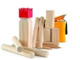Carromco 07710 - Wikinger Schach  Classic, Gummibaumholz