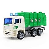 camion basura juguete Cuando lo empujas hacia adelante, el camión empieza a moverse solo. Es sencillo y fácil de manejar para niños pequeños.
