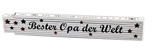 Zollstock Bester Opa der Welt - Geschenk - Großvater