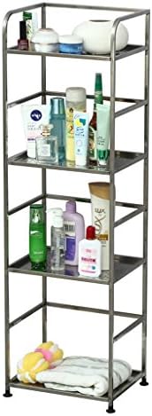 FU MAN LI Stainless steel Landing bathroom shelf/washbasin/toilet towel rack/kitchen storage rack Home Decoration