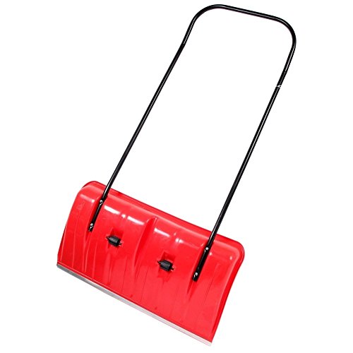 Preisvergleich Produktbild Schneeschaufel Schneeschieber Schneehexe in Rot 78,5cm Breite Schneeräumer Schneeschippe Schüppe (1)