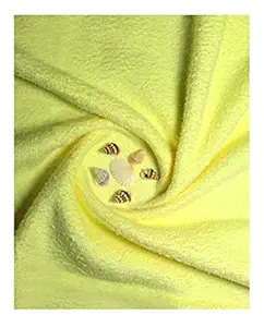 U & U UNIQUE UTILITIES Microfiber Bath Towel for Men & Women 350 GSM (Set of 1 Yellow) 70 X 140 cm