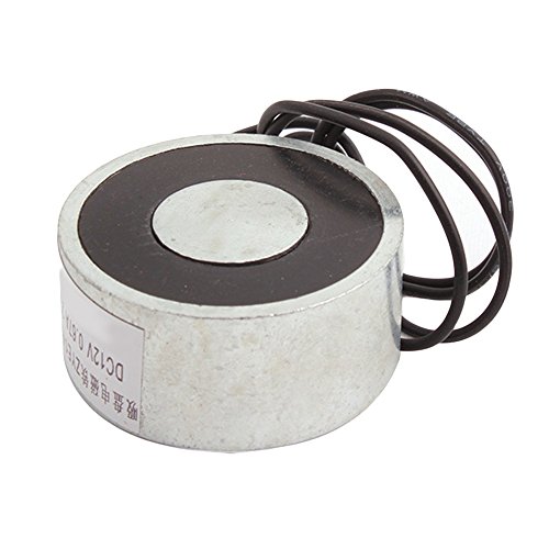 BQLZR Metall 55LB 25kg Elektrohubmagnet Halten Elektromagnet 12V DC 250N - 6